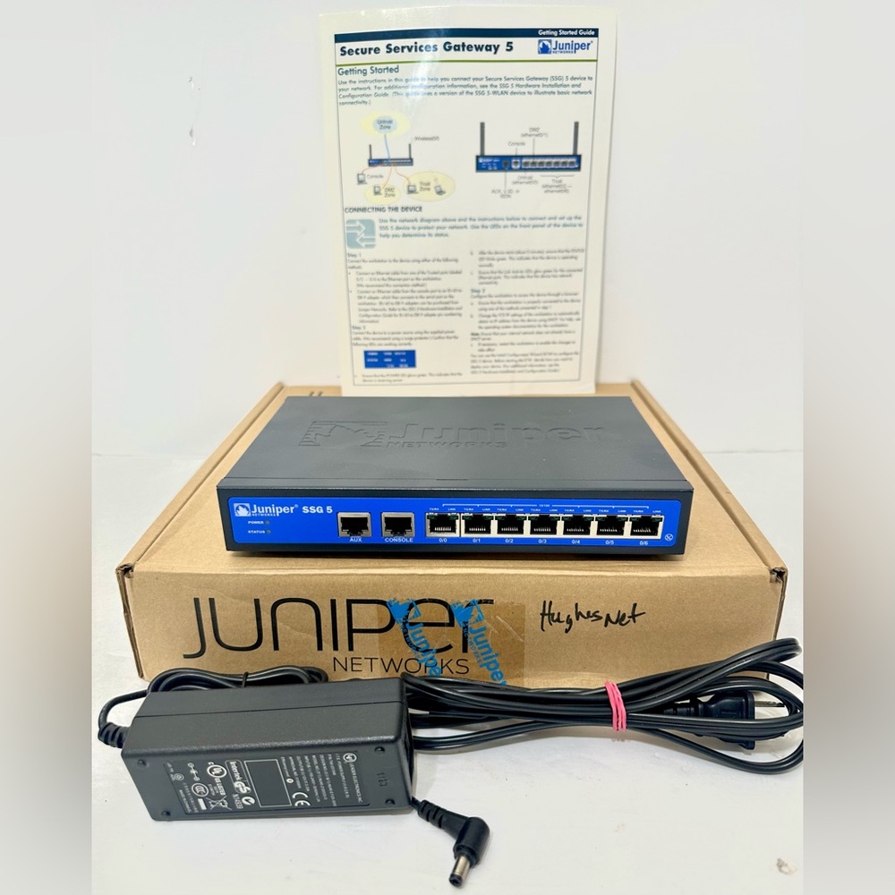 Juniper Networks Model SSG5-SB-10U 7-Port Security Firewall Appliance